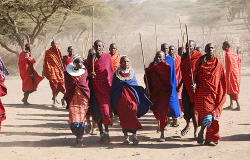 Maasai Welcome Dance - Photo courtesy of Harvey Barrison